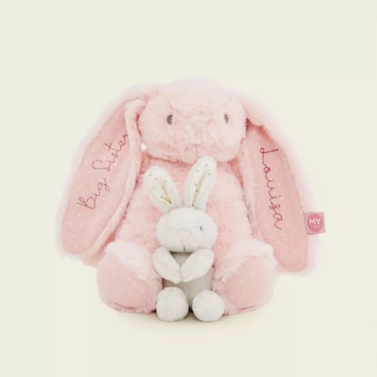 Personalised Big Sister Bunny Set