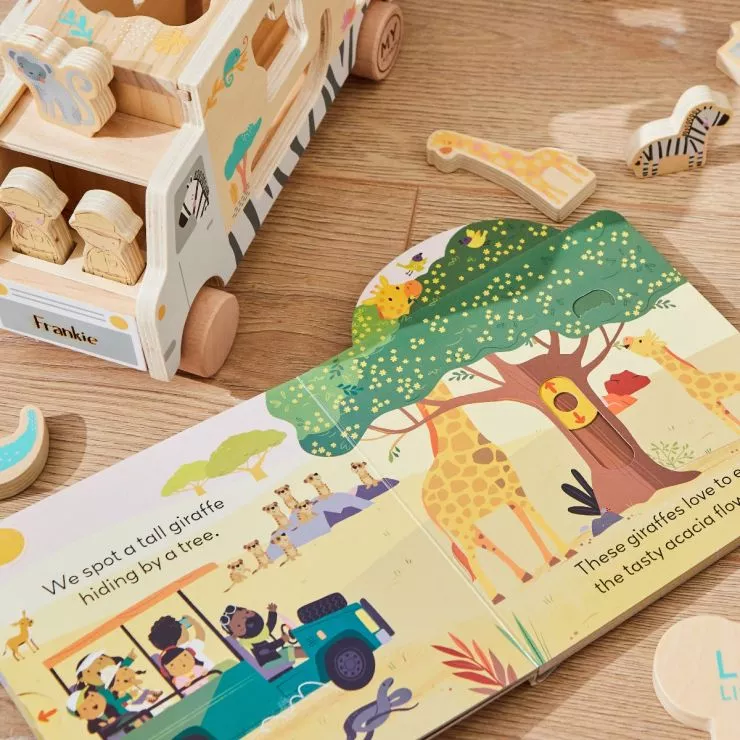 Personalised Safari Read and Play Set