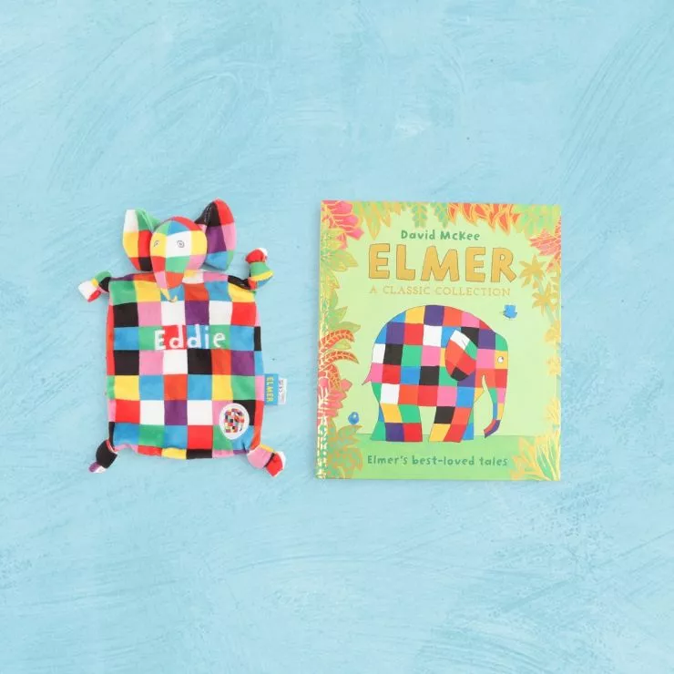 Personalised Elmer Newborn Gift Set