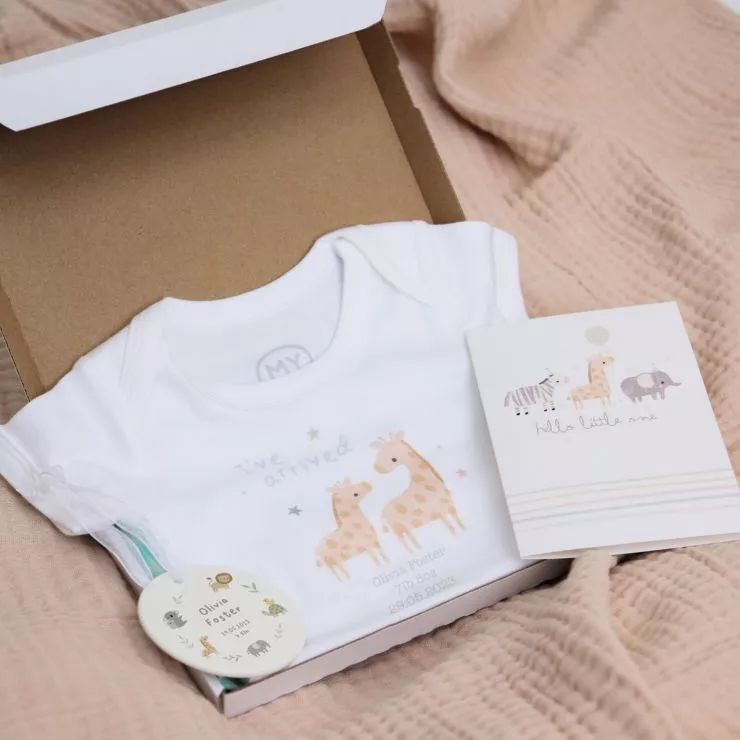Personalised Born to be Loved Letterbox Gift Set