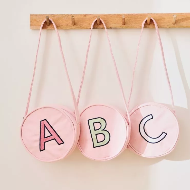 Personalised Initial Pink Handbag