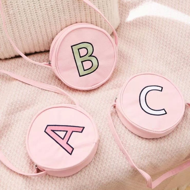 Personalised Initial Pink Handbag