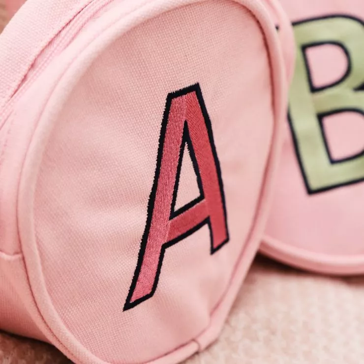 Personalised Initial Pink Handbag