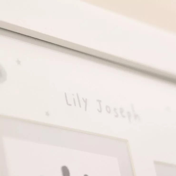 Personalised Panda & Koala Handprint Photo Frame