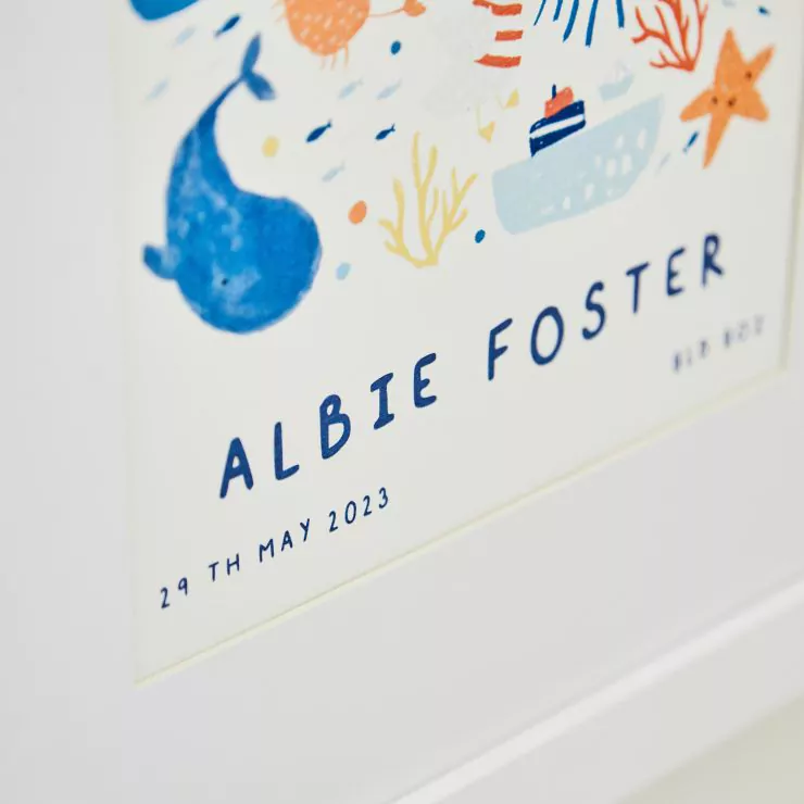 Personalised Under-the-Sea Wall Art