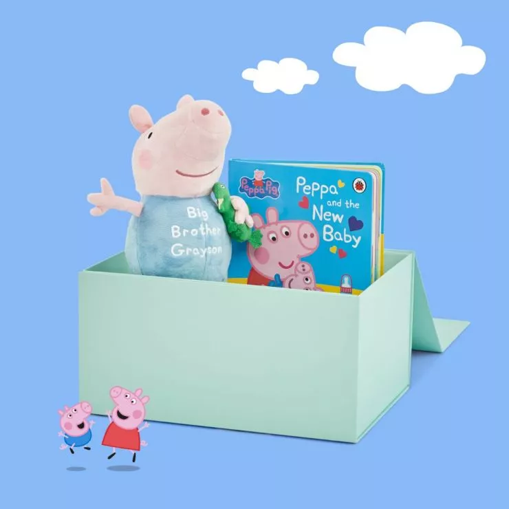 Personalised Peppa & George Sibling Set