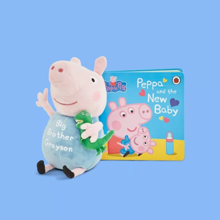 Personalised Peppa & George Sibling Set