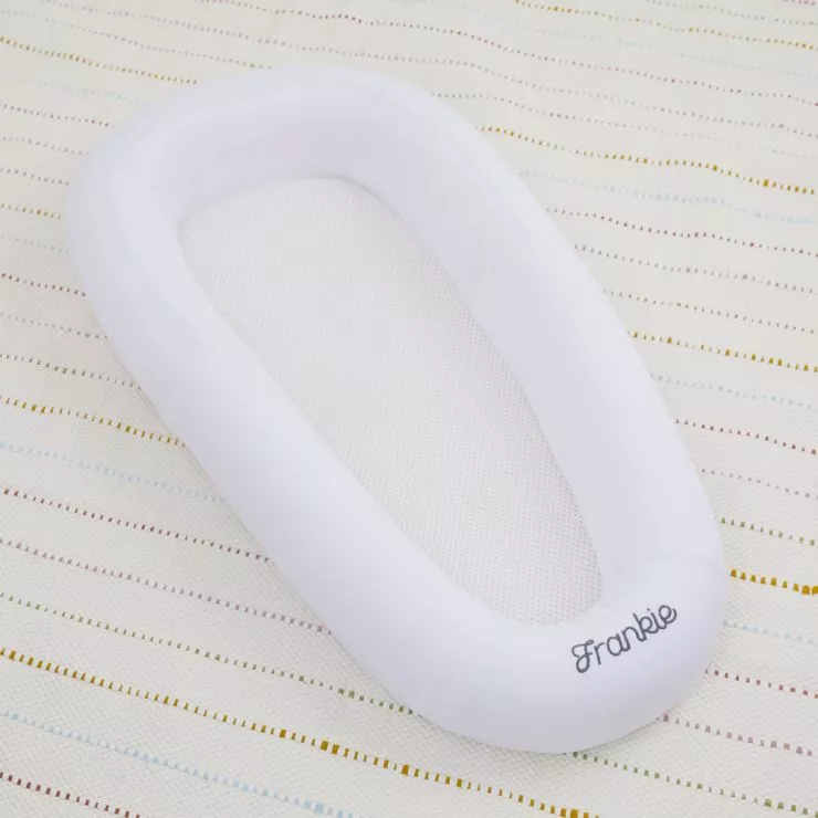 Personalised Purflo White Sleep Tight Baby Bed