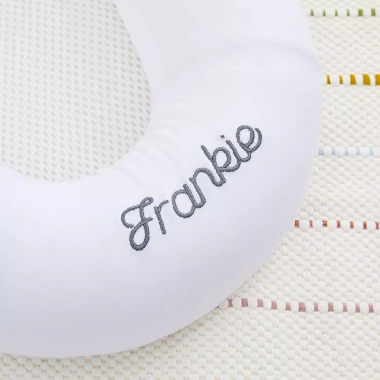 Personalised Purflo White Sleep Tight Baby Bed Personalisation