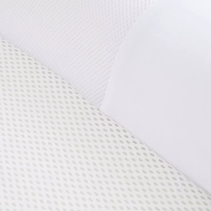 Personalised Purflo White Sleep Tight Baby Bed Detail