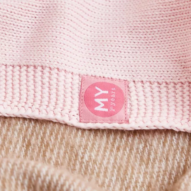 Personalised Bumblebee Light Pink Shawl