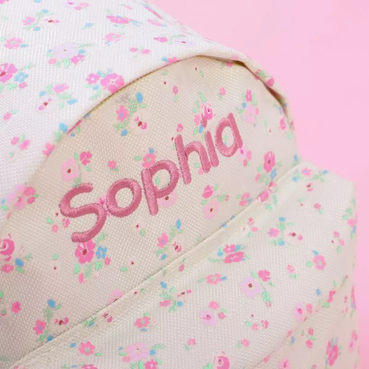 Personalised Ditsy Print Classic Mini Backpack