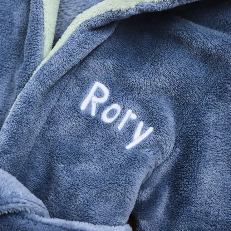 Personalised Dinosaur Fleece Dressing Gown
