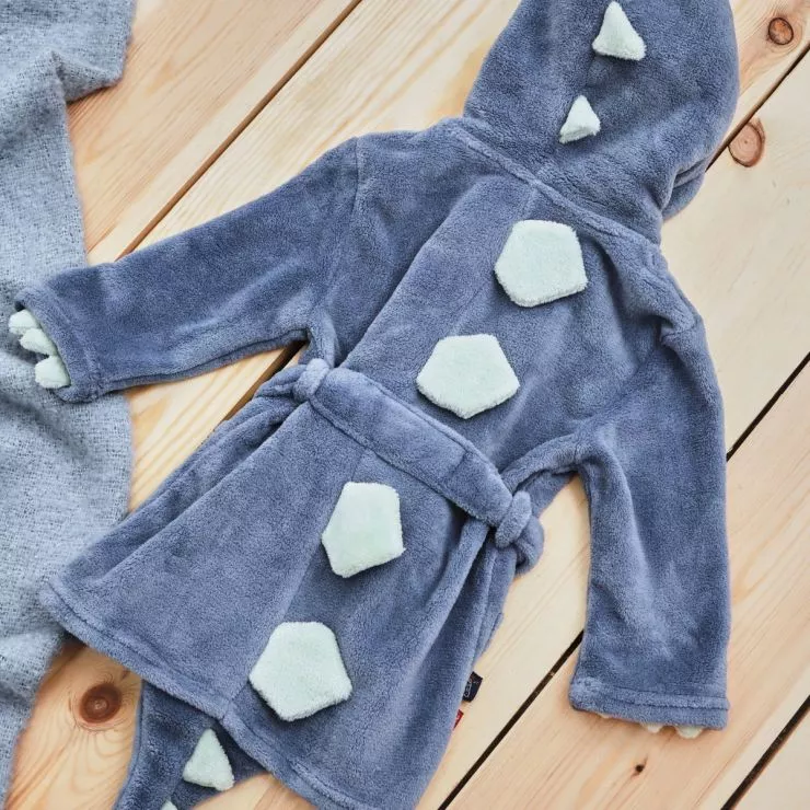 Personalised Dinosaur Fleece Dressing Gown