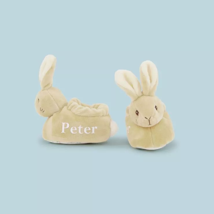 Personalised Peter Rabbit Baby's First Booties