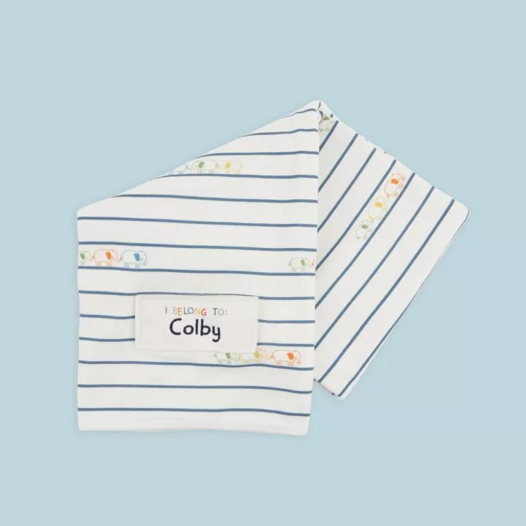 Personalised Really Wild Elephant Blanket