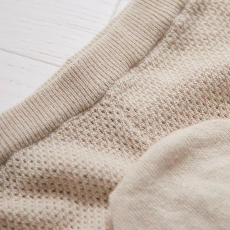 Personalised Oatmeal Heritage Cashmere Blend Cardigan and Legging Set