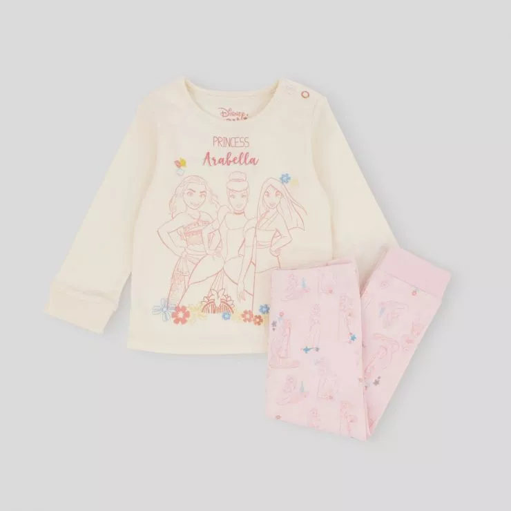 Personalised Disney Princess Pyjama Set