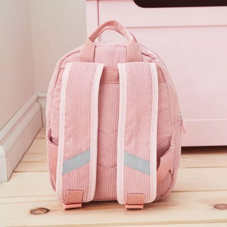 Personalised Mini Pink Cord Build-a-Backpack