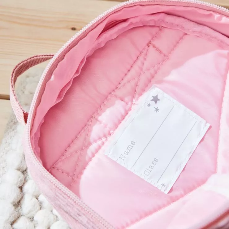 Personalised Mini Pink Cord Build-a-Backpack