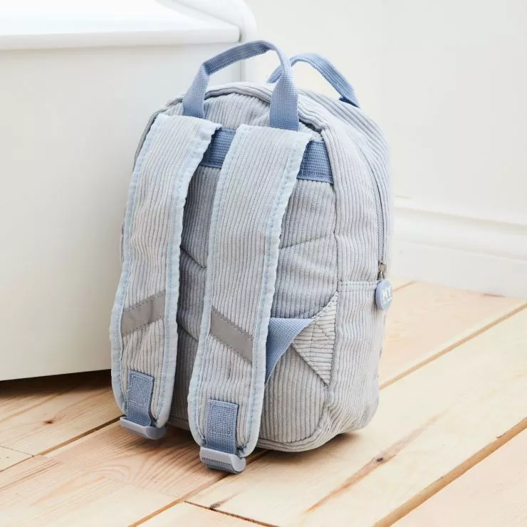 Personalised Blue Cord Build-a-Backpack
