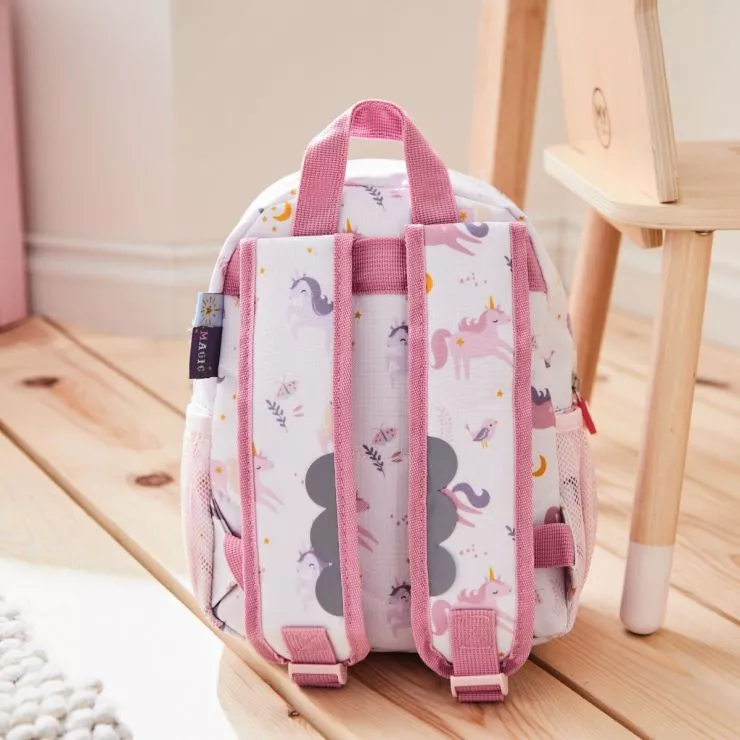 Personalised Unicorn Print Mini Backpack