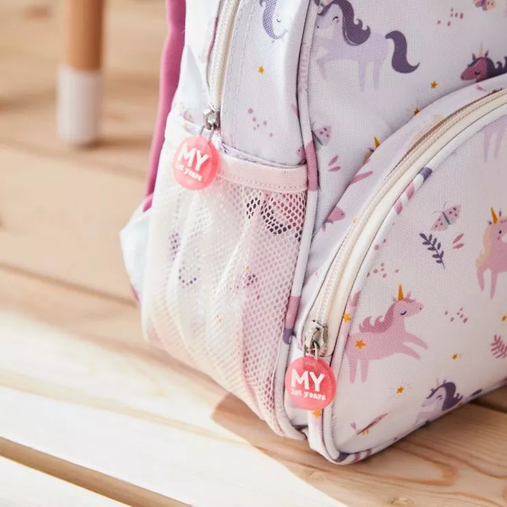 Personalised Unicorn Print Mini Backpack