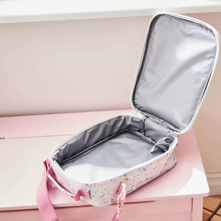 Personalised Pink Magical Unicorn Lunch Bag
