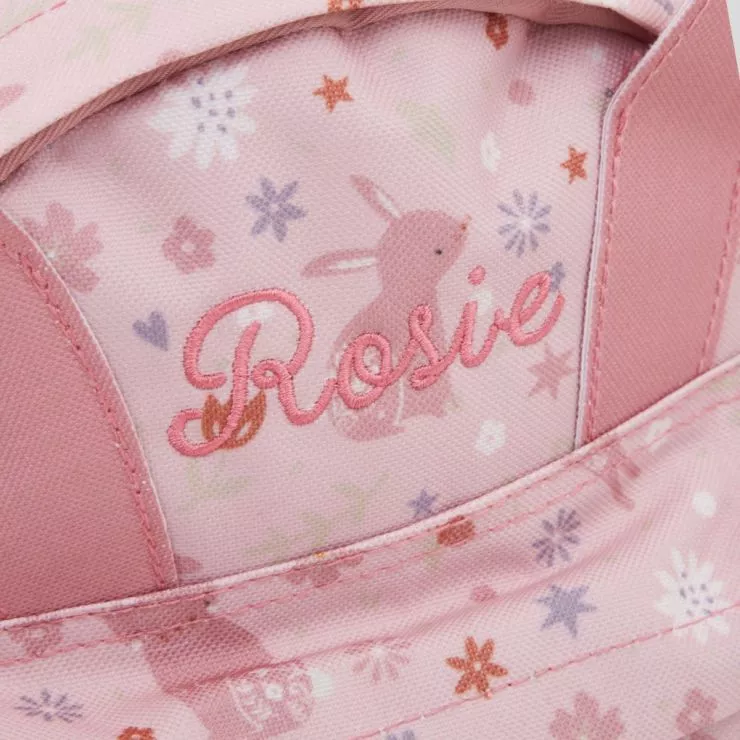 Personalised Pink Bunny Classic Mini Backpack with Ears