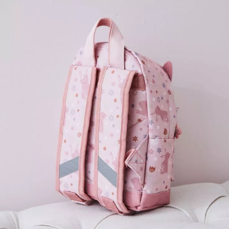 Personalised Pink Bunny Classic Mini Backpack with Ears