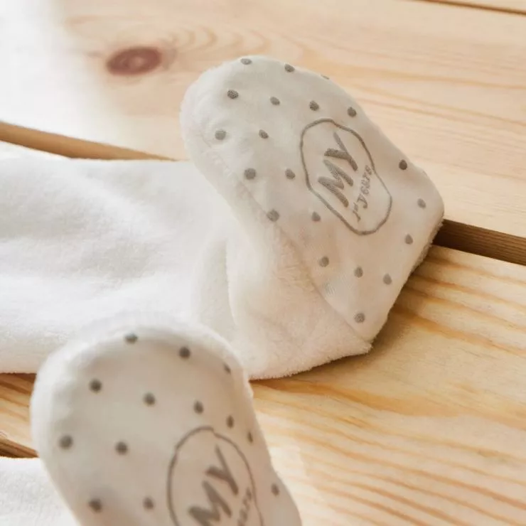 Personalised Ivory Fleece Onesie