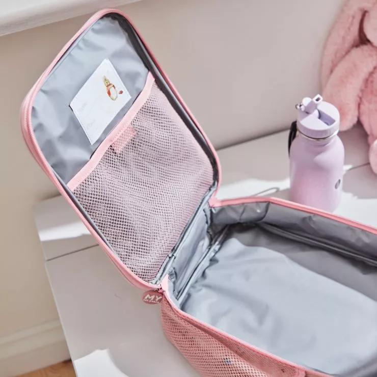 Personalised Pink Flopsy Bunny Lunch Bag