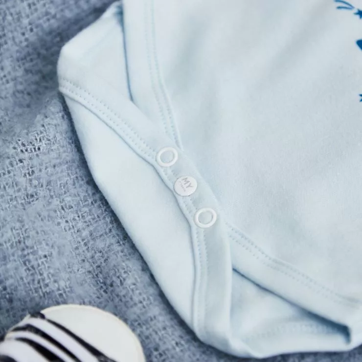 Personalised Born in 2024 Blue Bodysuit