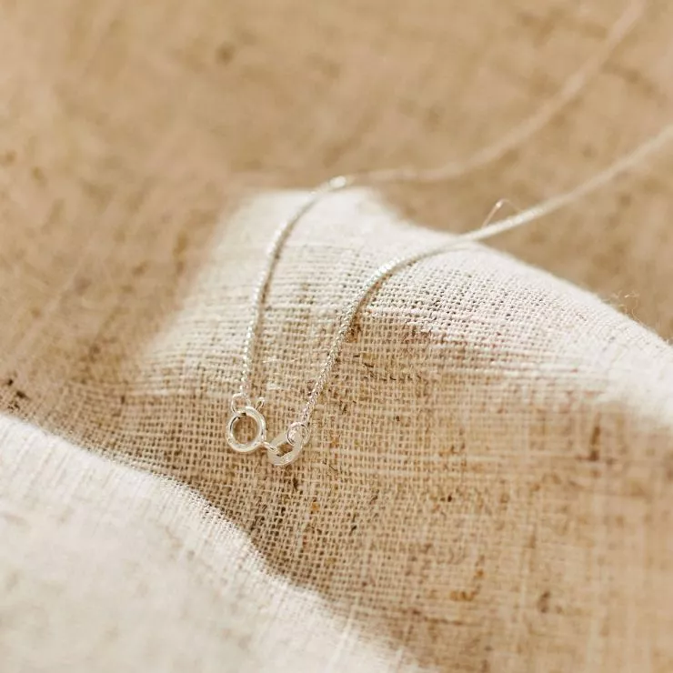 Personalised Sterling Silver Locket Necklace