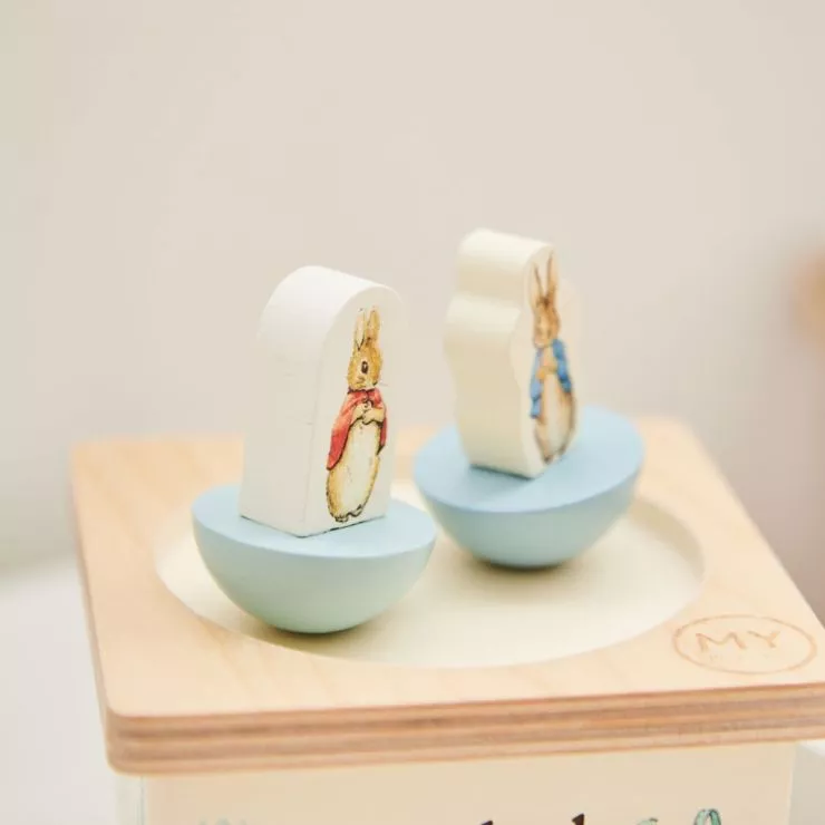 Personalised Wooden Peter Rabbit Music Box