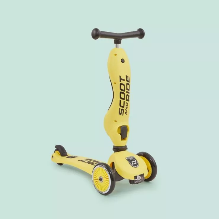 Scoot and Ride Yellow Highway Kick 1 Scooter