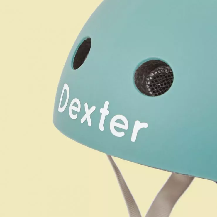 Personalised Scoot and Ride Forest Green Helmet XXS-S