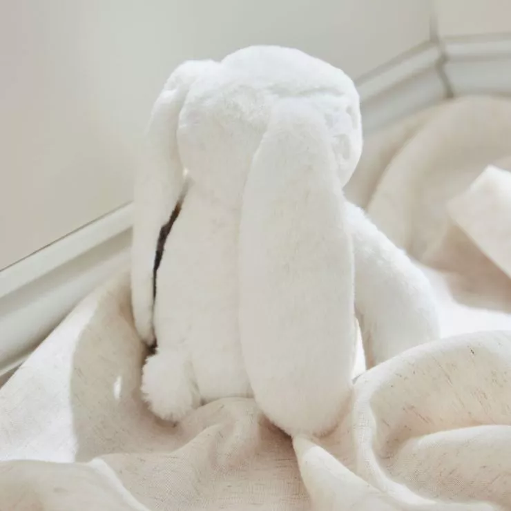 Personalised Christening Day White Bunny Soft Toy