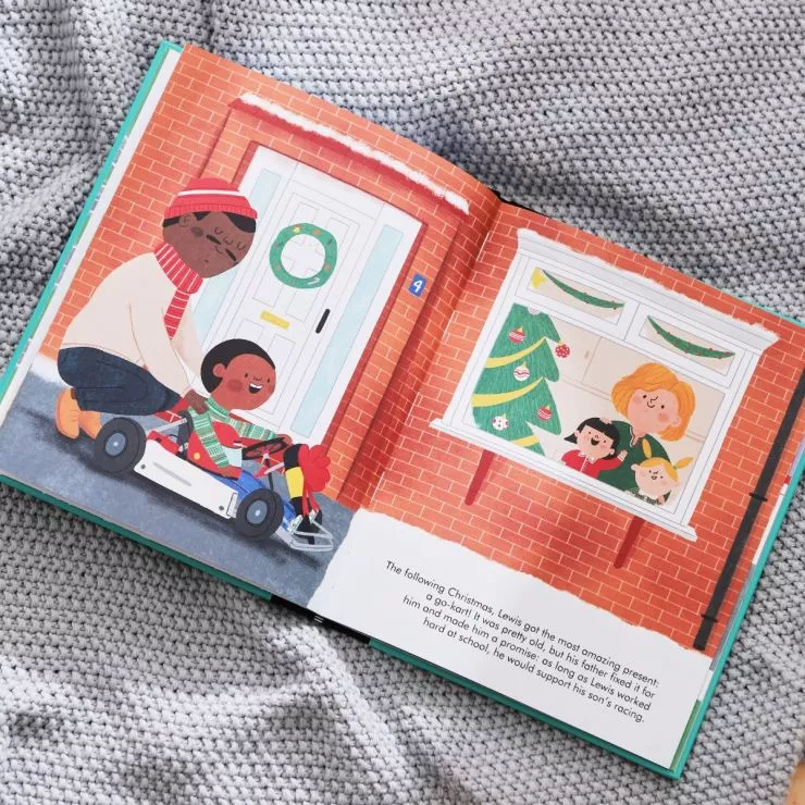 Personalised Little People, Big Dreams Lewis Hamilton Book