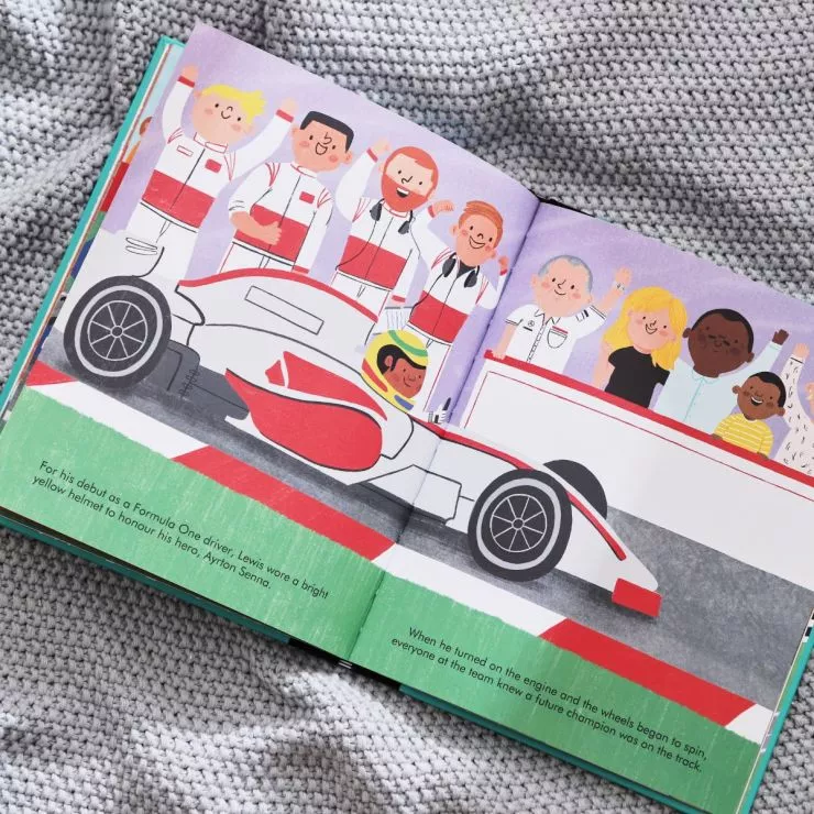 Personalised Little People, Big Dreams Lewis Hamilton Book