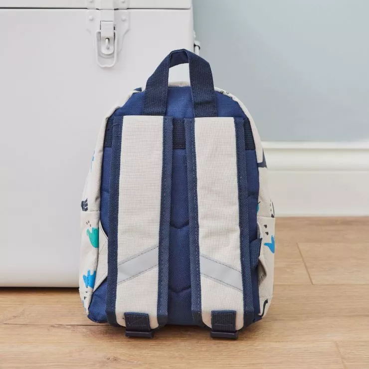 Personalised Dinosaur Print Classic Mini Backpack