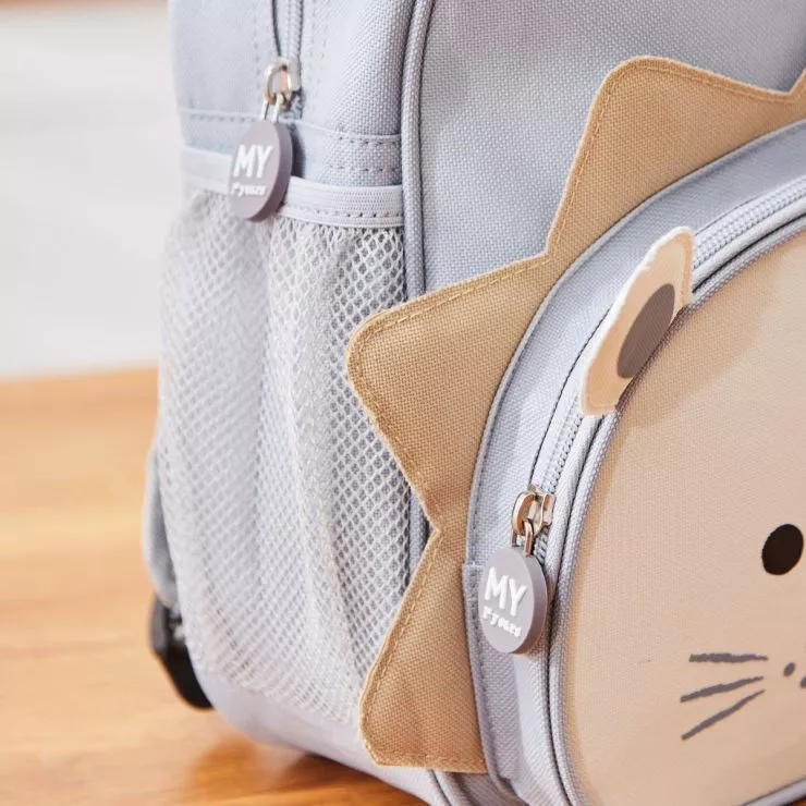 Personalised Lion Medium Backpack