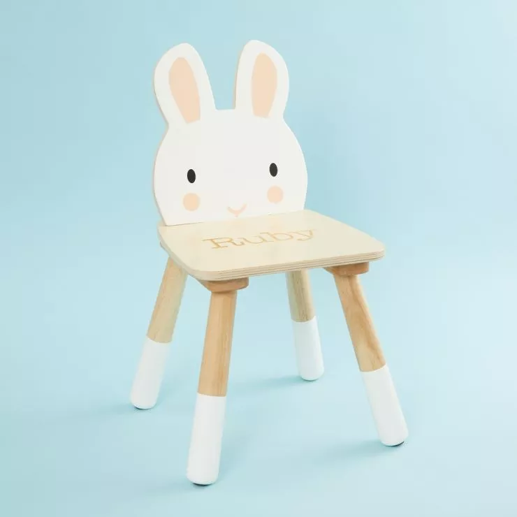Personalised Rabbit Design Children's Chair
