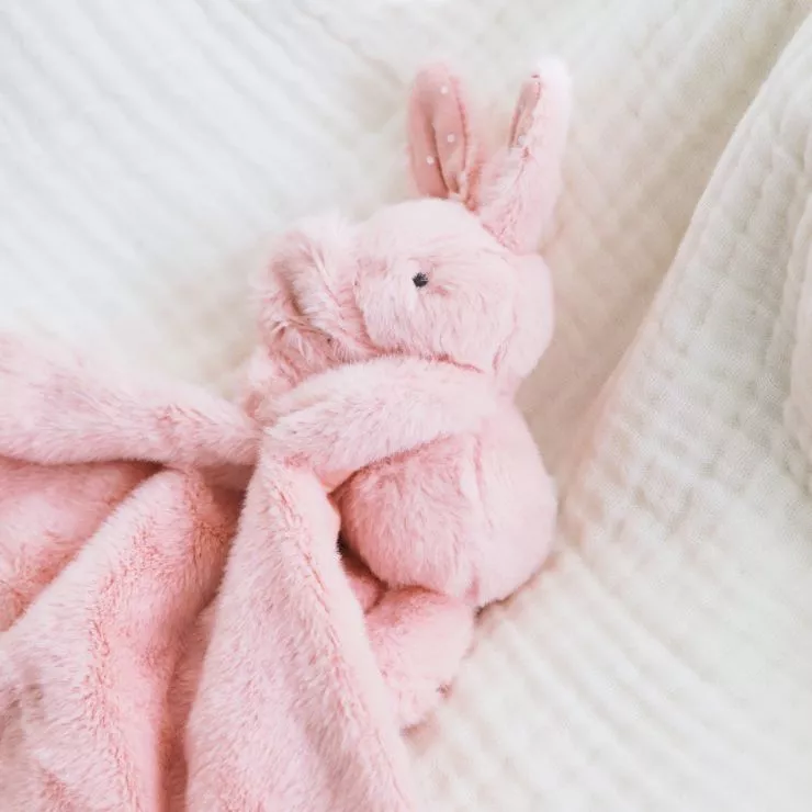 Personalised Pink Bunny Comforter