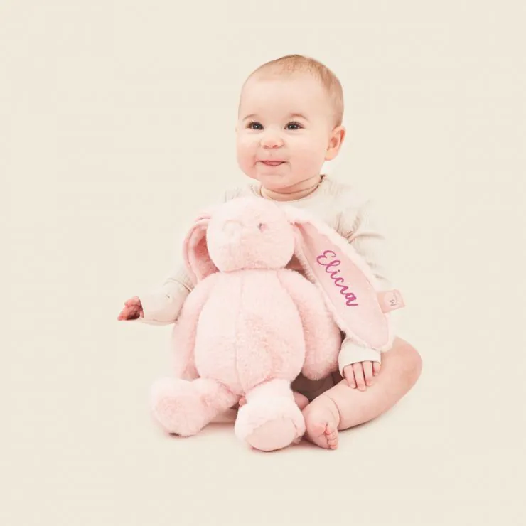 Personalised Pink Bunny Soft Toy