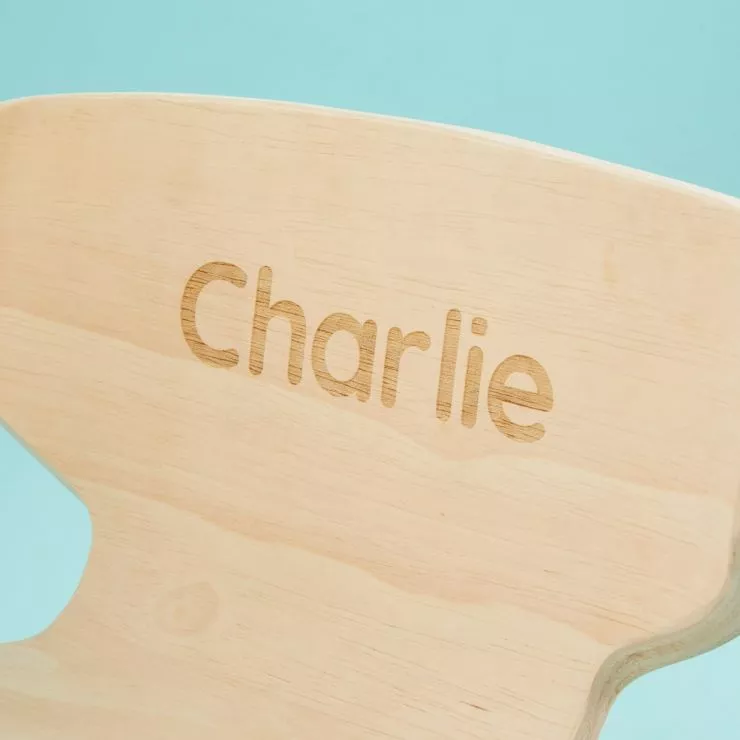Personalised Plan Toys Chalkboard Colouring Table and Chair Set