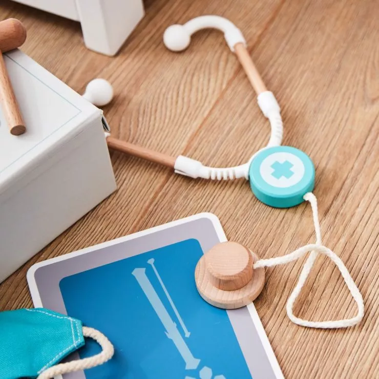 Personalised Doctor's Kit Play Set with Carry Case