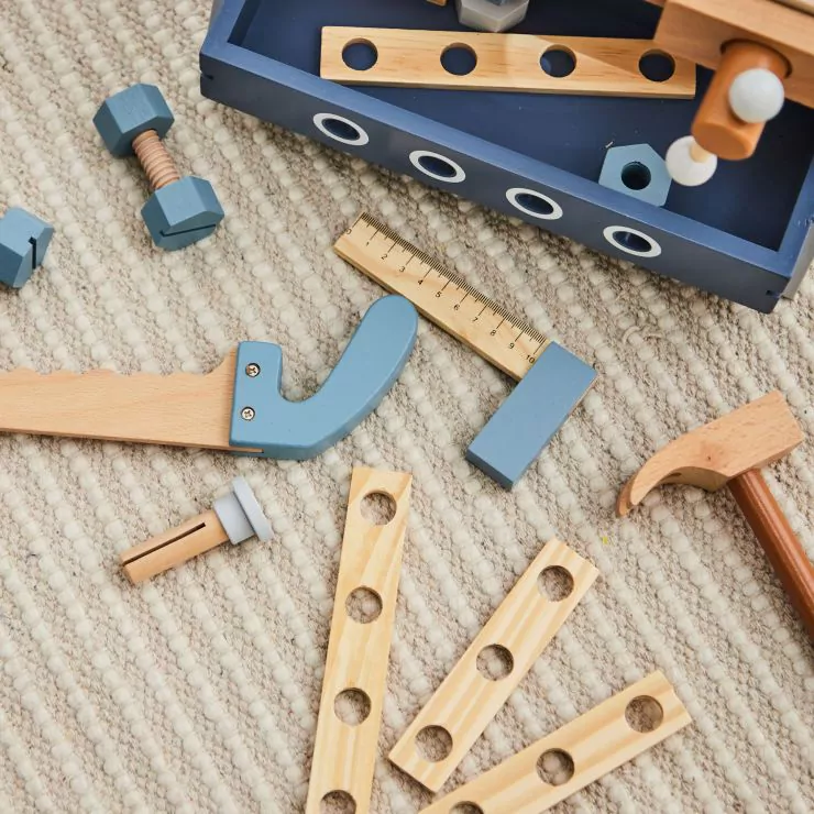 Personalised Wooden Tool Bench Play Set FSC®