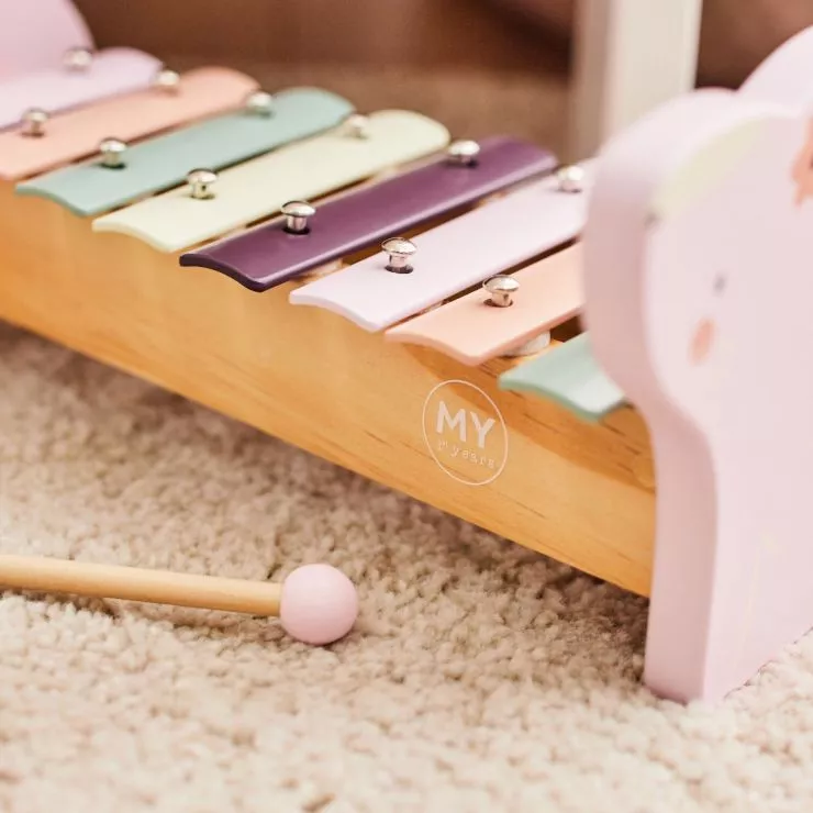 Personalised Wooden Bunny Xylophone