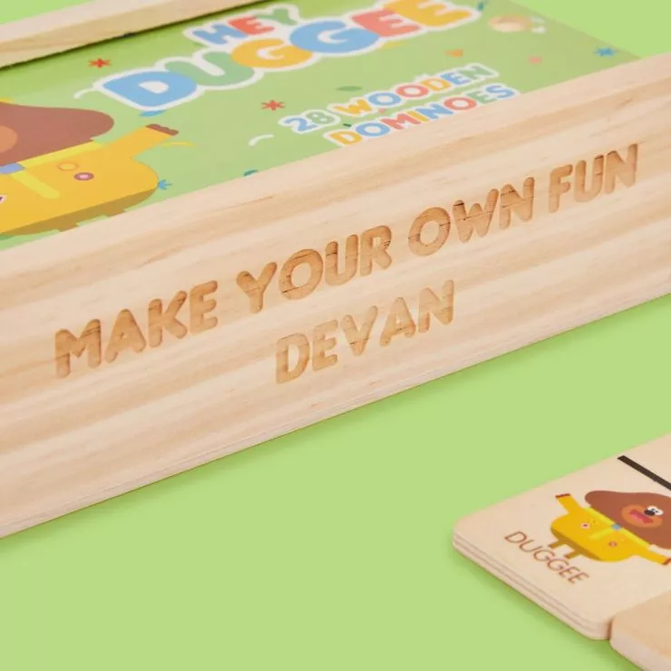 Personalised Hey Duggee Wooden Dominoes